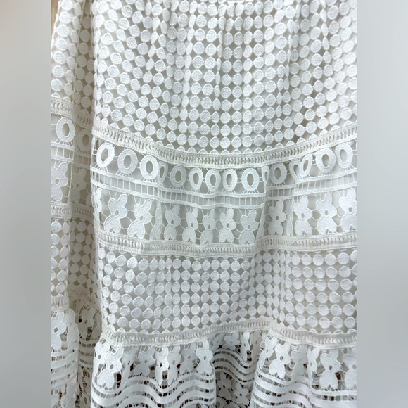 Diane Von Furstenberg “Tiana” White Tiered Midi Skirt - Picture 10 of 11